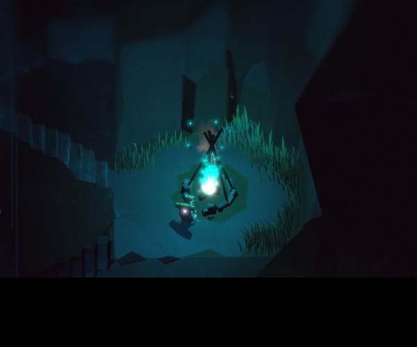 Below