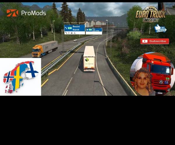 Euro Truck Simulator 2: Skandinávie