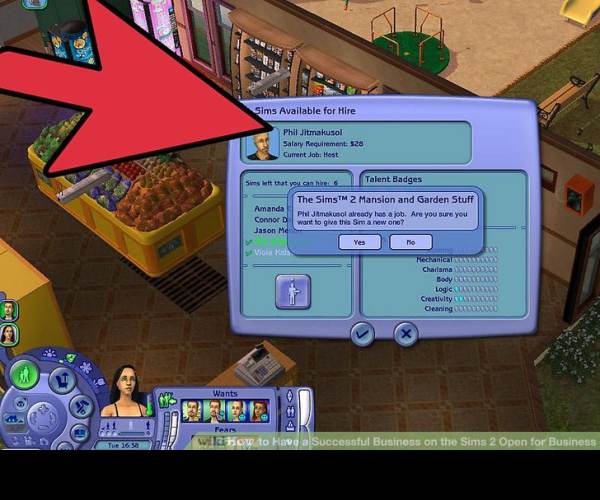 Sims 2: Open for Business