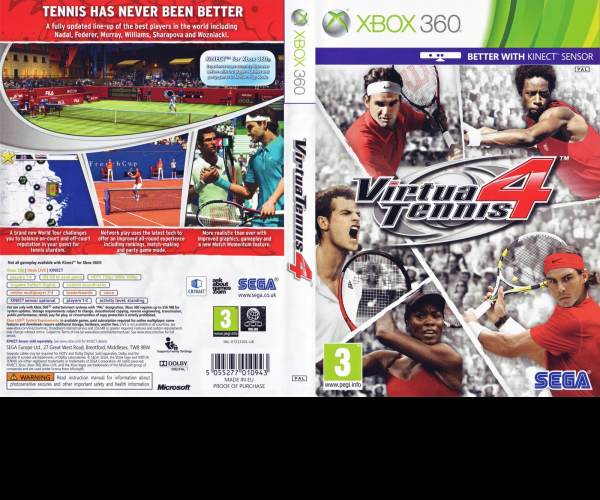 Virtua Tennis 4 (X360)