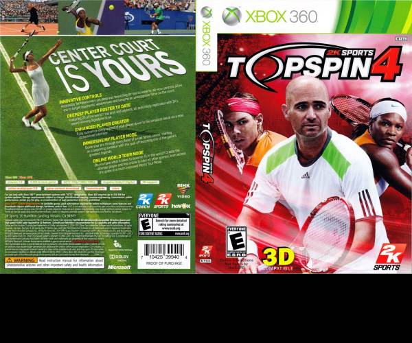 Top Spin 4 (X360)