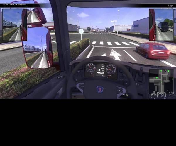 Scania truck driving simulator
