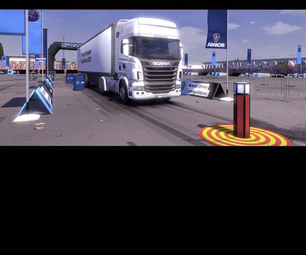 Scania truck driving simulator