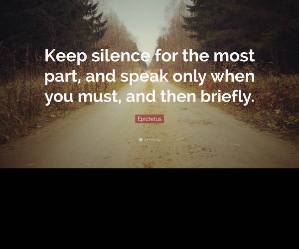 Silence