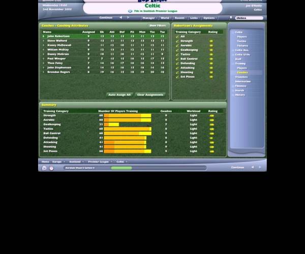 Football Manager 2006 (JAVA)