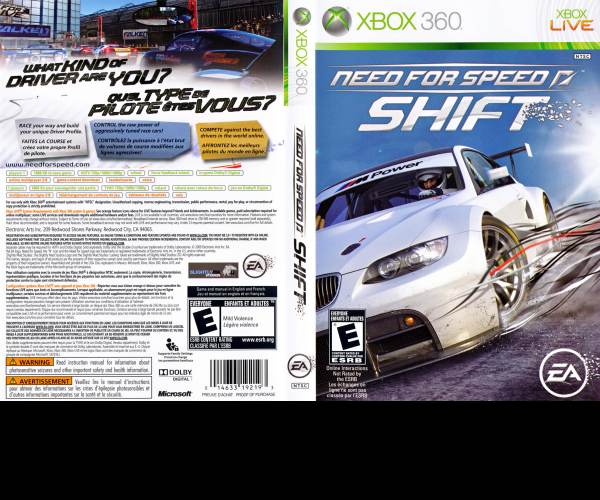 Need For Speed Shift (X360)