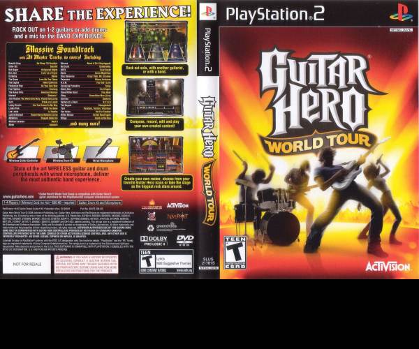 Guitar Hero: World Tour (PS2)