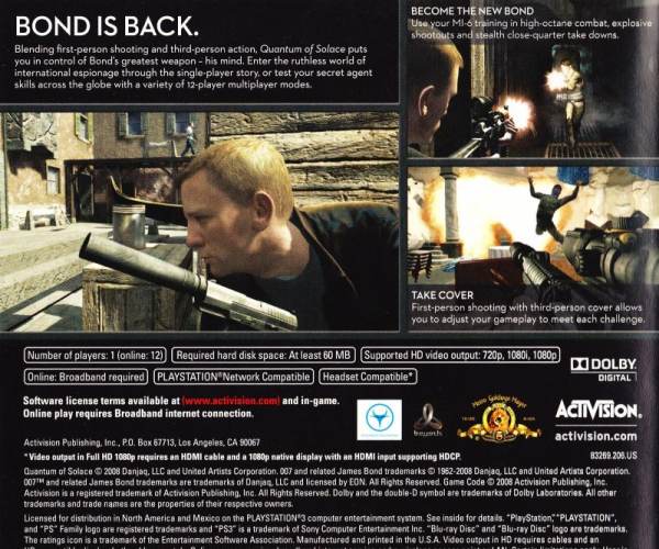 Quantum of Solace (PS3)