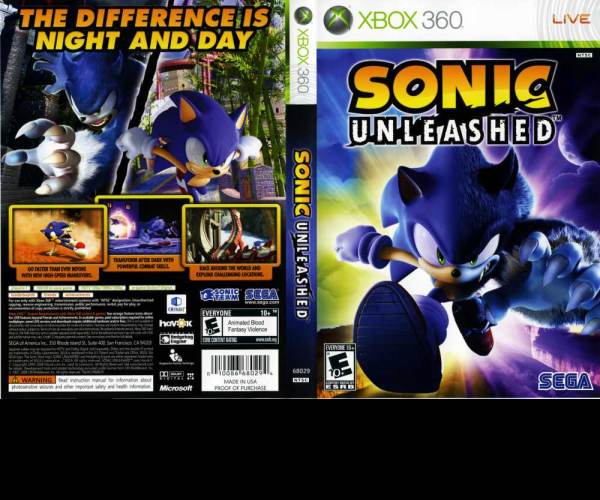 Sonic Unleashed (X360)