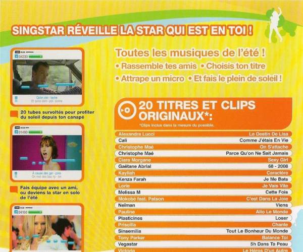 SingStar Pop hits