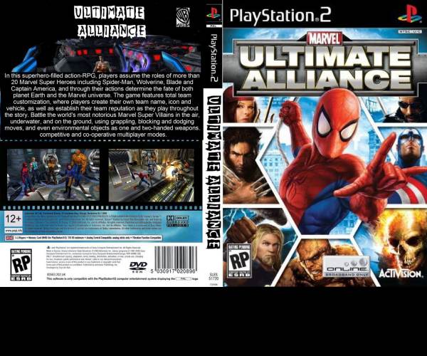 Marvel: Ultimate Alliance (PS2)