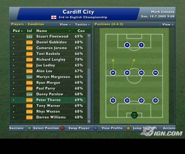 Football Manager 2006 (JAVA)