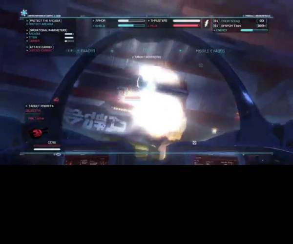 Strike Suit Zero: Directors Cut gameplay