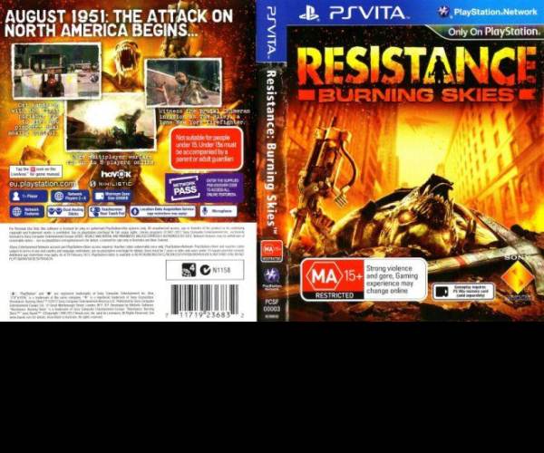 Resistance: Burning Skies (PS VITA)