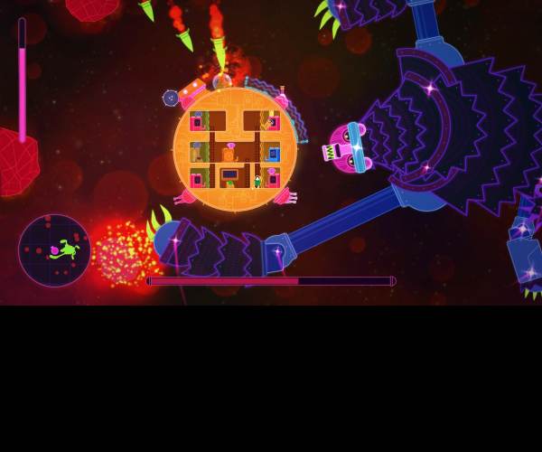 Lovers in a Dangerous Spacetime