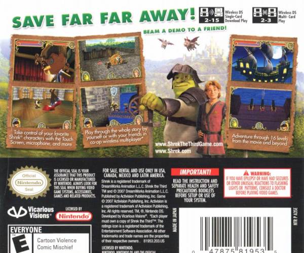 Shrek the Third DS