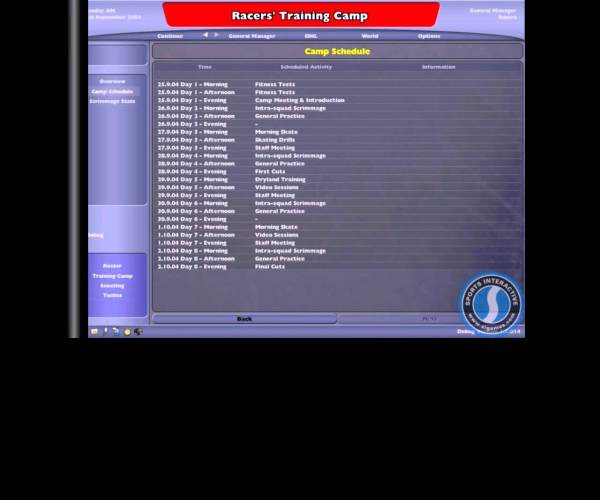 NHL Eastside Manager 2005