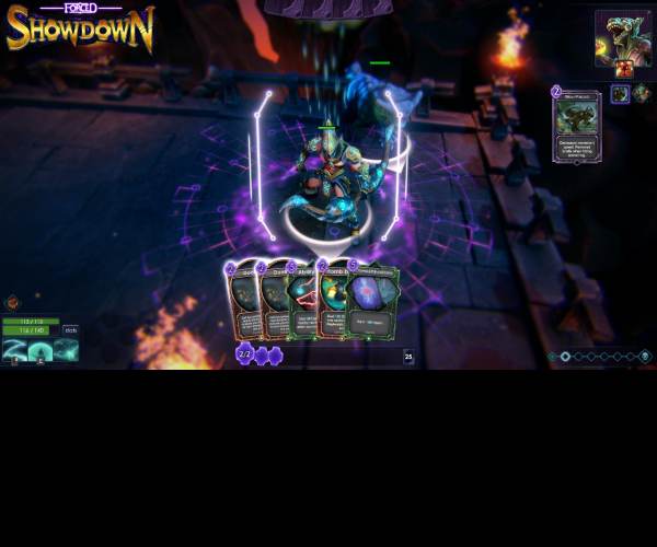 FORCED SHOWDOWN
