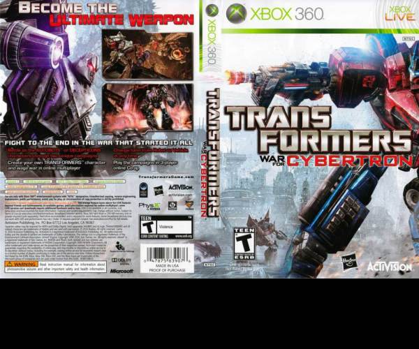 Transformers: War of Cybertron (X360)