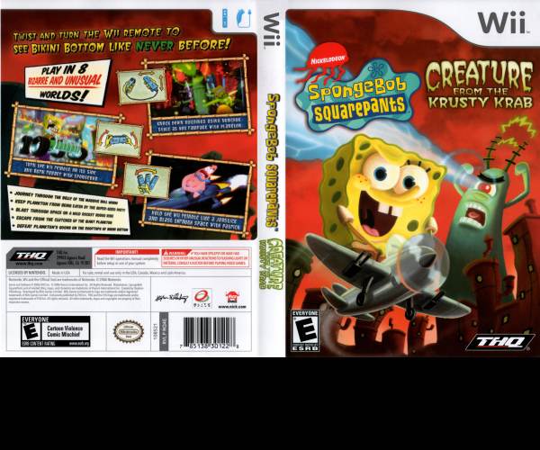SpongeBob SquarePants: Creature From The Krusty Krab (Wii)