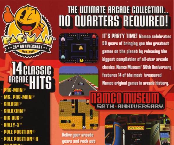 Namco Museum 50th Anniversary Arcade Collection
