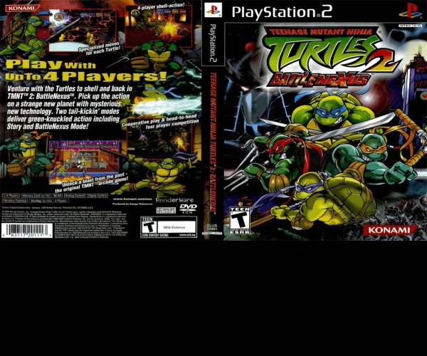Teenage Mutant Ninja Turtles 2: Battle Nexus-ps2