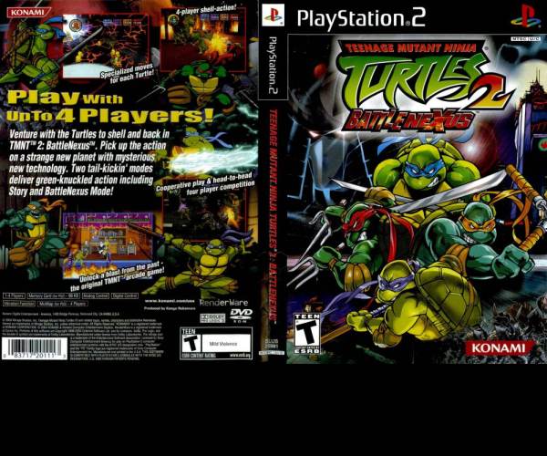 Teenage Mutant Ninja Turtles 2: Battle Nexus-ps2