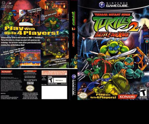 Teenage Mutant Ninja Turtles 2: Battle Nexus-ps2