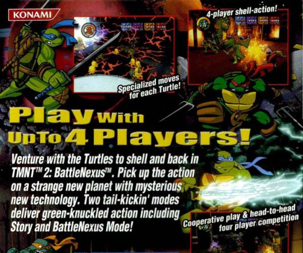 Teenage Mutant Ninja Turtles 2: Battle Nexus-ps2