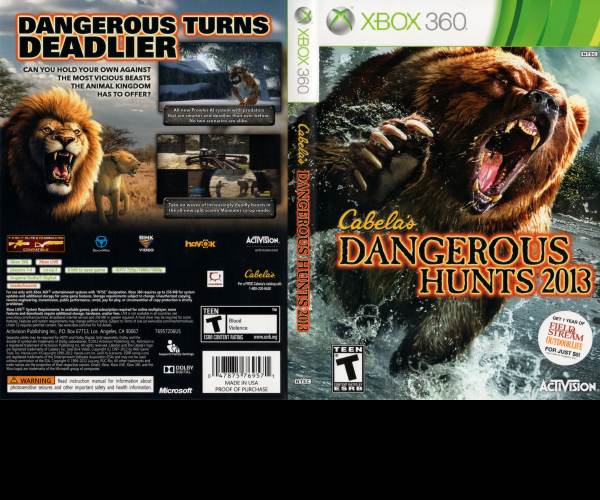 Cabela s Dangerous Hunts 2013 (X360)